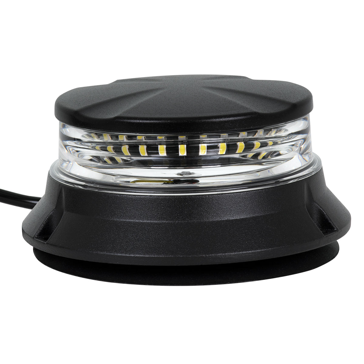 GloboStar® 85172 PRO Series Φάρος Σήμανσης Οχήματος Ασθενοφόρου για Αυτοκίνητα & Φορτηγά 6 Προγραμμάτων Φωτισμού STROBE LED SMD 3030 48W DC 10-30V Αδιάβροχος IP66 Ψυχρό Λευκό 6000K - ledmania.gr