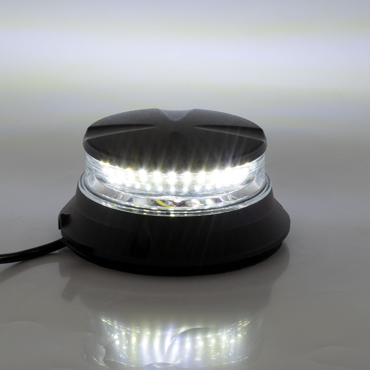 GloboStar® 85172 PRO Series Φάρος Σήμανσης Οχήματος Ασθενοφόρου για Αυτοκίνητα & Φορτηγά 6 Προγραμμάτων Φωτισμού STROBE LED SMD 3030 48W DC 10-30V Αδιάβροχος IP66 Ψυχρό Λευκό 6000K - ledmania.gr