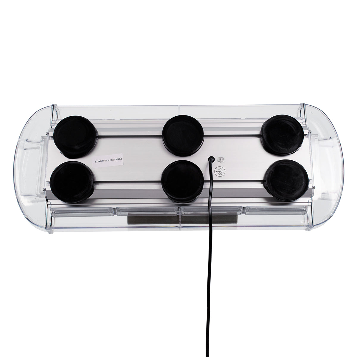 GloboStar® 85181 PRO Series Φάρος Σήμανσης Οχήματος Security - Ασφαλείας για Αυτοκίνητα & Φορτηγά 6 Προγραμμάτων Φωτισμού STROBE LED COB 100W DC 10-30V Αδιάβροχος IP66 Πράσινο - ledmania.gr