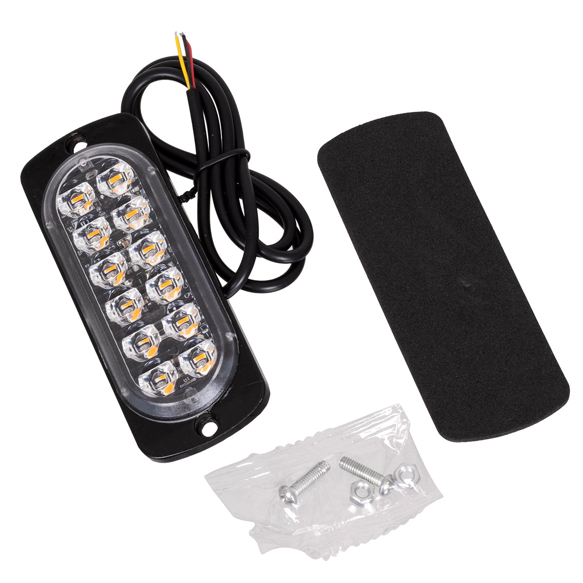 GloboStar® 85264 PRO Series Μπάρα Σήμανσης Οχήματος Οδικής Βοήθείας για Αυτοκίνητα & Φορτηγά Φωτισμού STROBE LED SMD 3030 12W DC 12-24V Αδιάβροχη IP65 Πορτοκαλί - ledmania.gr