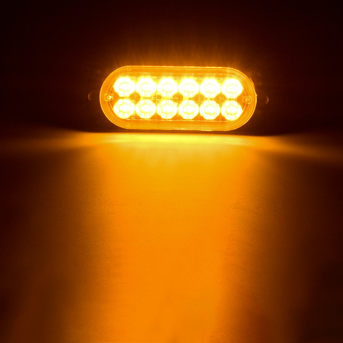 GloboStar® 85264 PRO Series Μπάρα Σήμανσης Οχήματος Οδικής Βοήθείας για Αυτοκίνητα & Φορτηγά Φωτισμού STROBE LED SMD 3030 12W DC 12-24V Αδιάβροχη IP65 Πορτοκαλί - ledmania.gr
