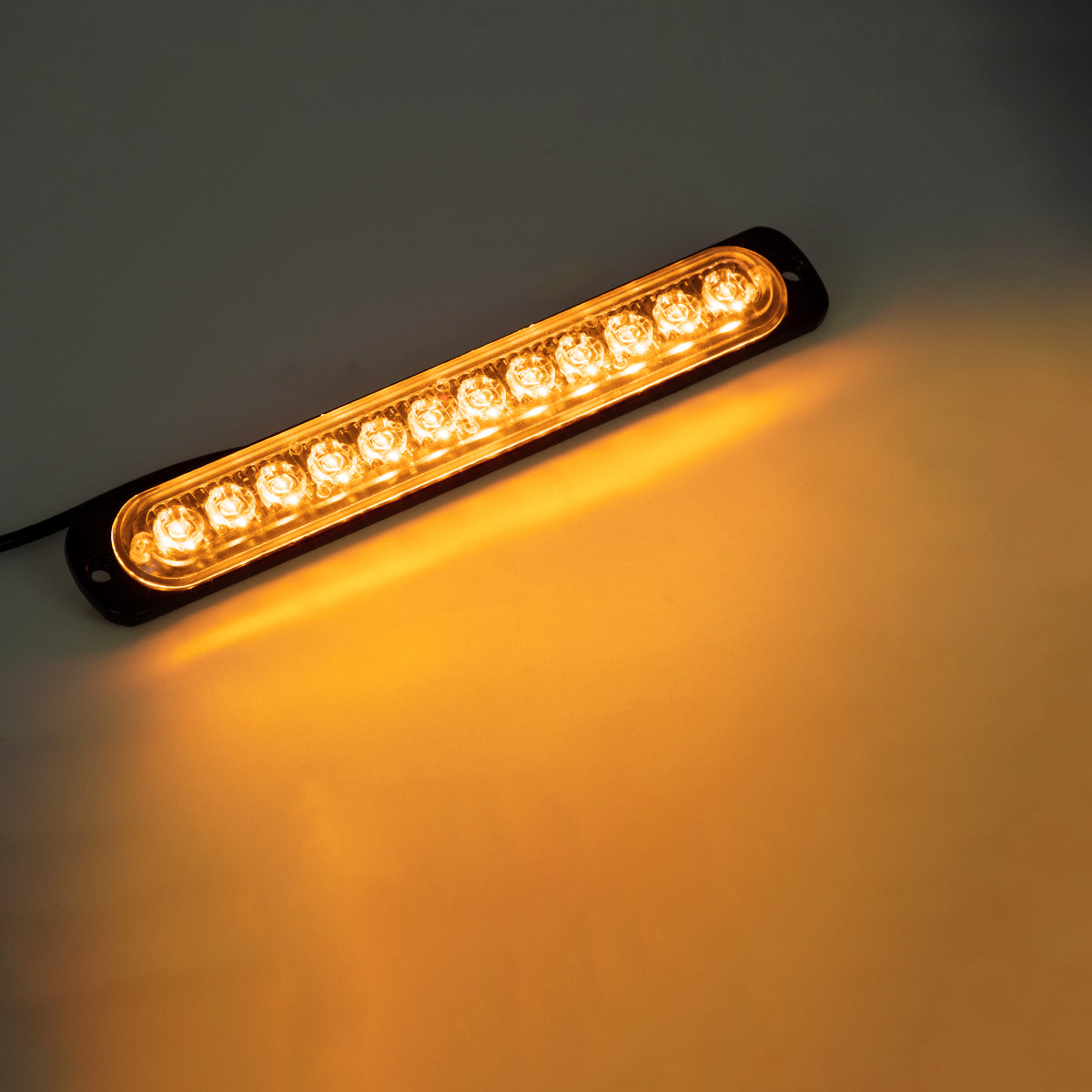 GloboStar® 85269 PRO Series Μπάρα Σήμανσης Οχήματος Οδικής Βοήθείας για Αυτοκίνητα & Φορτηγά 10 Προγραμμάτων Φωτισμού STROBE LED SMD 3030 15W DC 12-24V Αδιάβροχη IP65 Πορτοκαλί - ledmania.gr