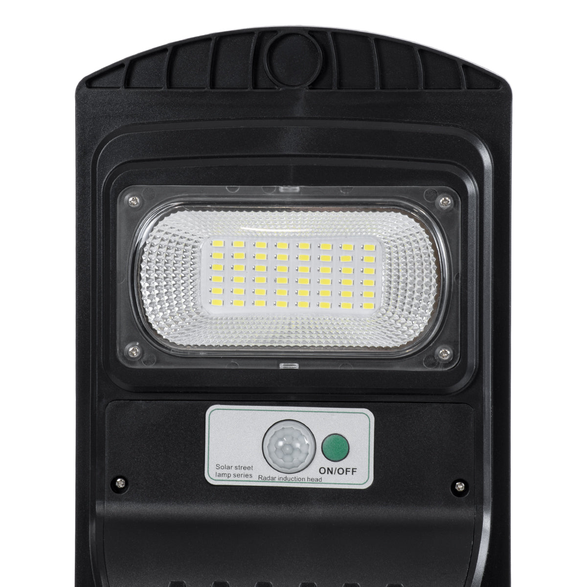 GloboStar® STREETA 85341 Professional LED Solar Street Light Αυτόνομο Ηλιακό Φωτιστικό Δρόμου 30W 300lm 48 x LED SMD 5730 με Ενσωματωμένο Φωτοβολταϊκό Panel 6V 6W & Επαναφορτιζόμενη Μπαταρία Li-ion 3.2V 5000mAh με Αισθητήρα Ημέρας-Νύχτας & PIR Αισθητήρ...