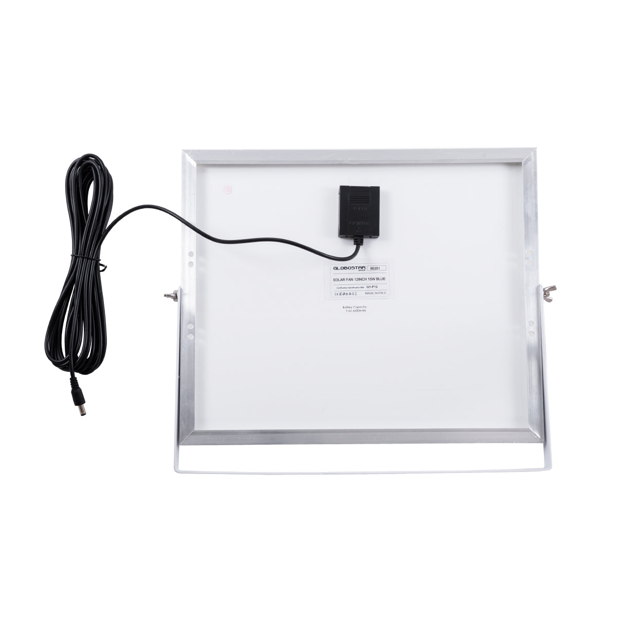 GloboStar® SOLARA-FAN 85356 Solar Fan Αυτόνομος Ηλιακός Επιδαπέδιος Ανεμιστήρας 25W 2 Λειτουργιών Ρεύματος με AC 220-240V ή με Φωτοβολταϊκό Panel 9V 12W & Επαναφορτιζόμενη Μπαταρία Li-ion 7.4V 4400mAh - 3 Ταχύτητες - Ενσωματωμένο USB 2.0 Charger Συσκευ... - ledmania.gr