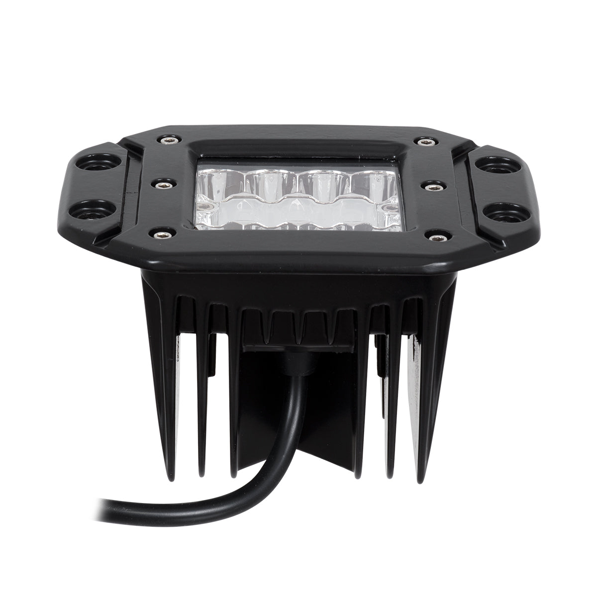 GloboStar® 85442 PRO Series Χωνευτός Προβολέας Εργασίας - Φώτα Ημέρας - Working Light - DRL για Αυτοκίνητα & Φορτηγά LED CREE XBD 42W 4200lm DC 10-30V Αδιάβροχο IP65 Ψυχρό Λευκό 6000K - ledmania.gr