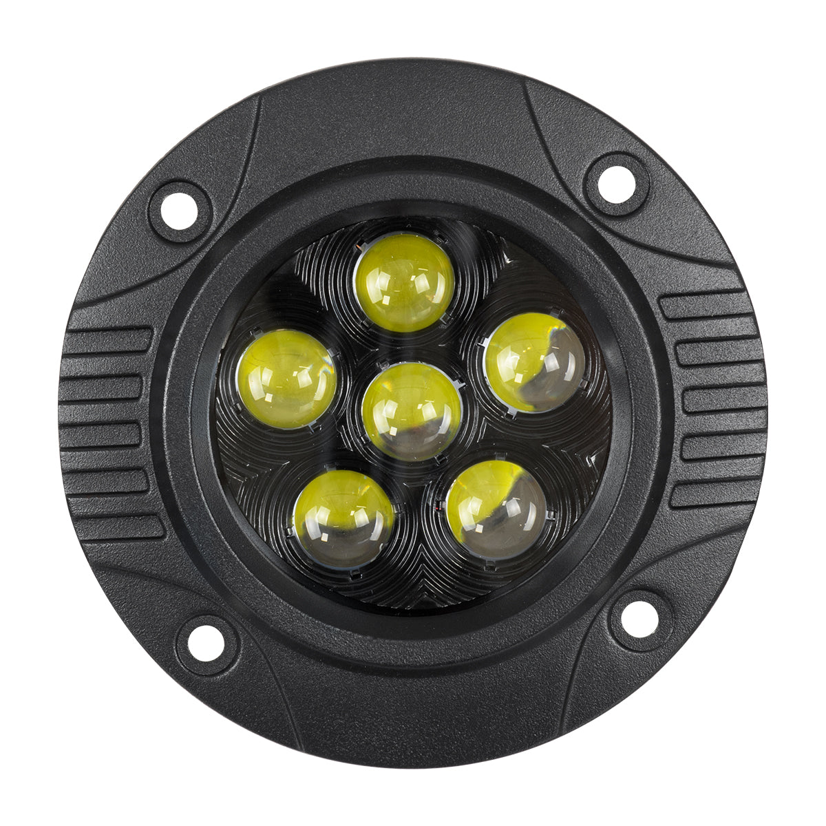 GloboStar® 85445 PRO Series Χωνευτός Προβολέας Εργασίας - Φώτα Ημέρας - Working Light - DRL για Αυτοκίνητα & Φορτηγά LED CREE XBD 24W 2400lm DC 10-30V Αδιάβροχο IP65 Ψυχρό Λευκό 6000K - ledmania.gr