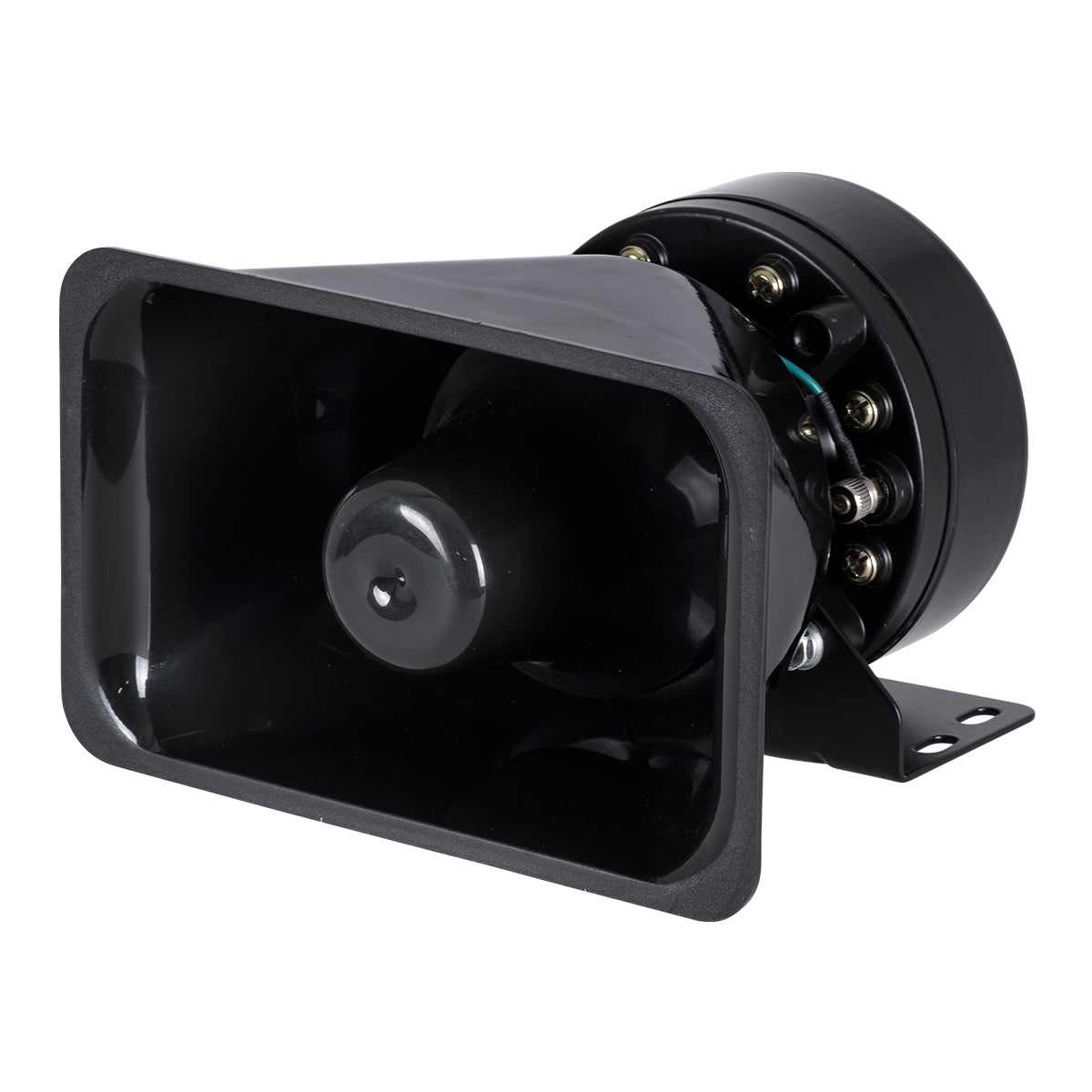 GloboStar® 85699 Τηλεβόας - Ντουντούκα - Σειρήνα - Κόρνα Αυτοκινήτου με 7 Προγράμματα Ήχητικών Εφέ Αστυνομίας - Πυροσβεστικής - Security με Μικρόφωνο - 200W 300db DC 12V Αδιάβροχο IP65 - ledmania.gr