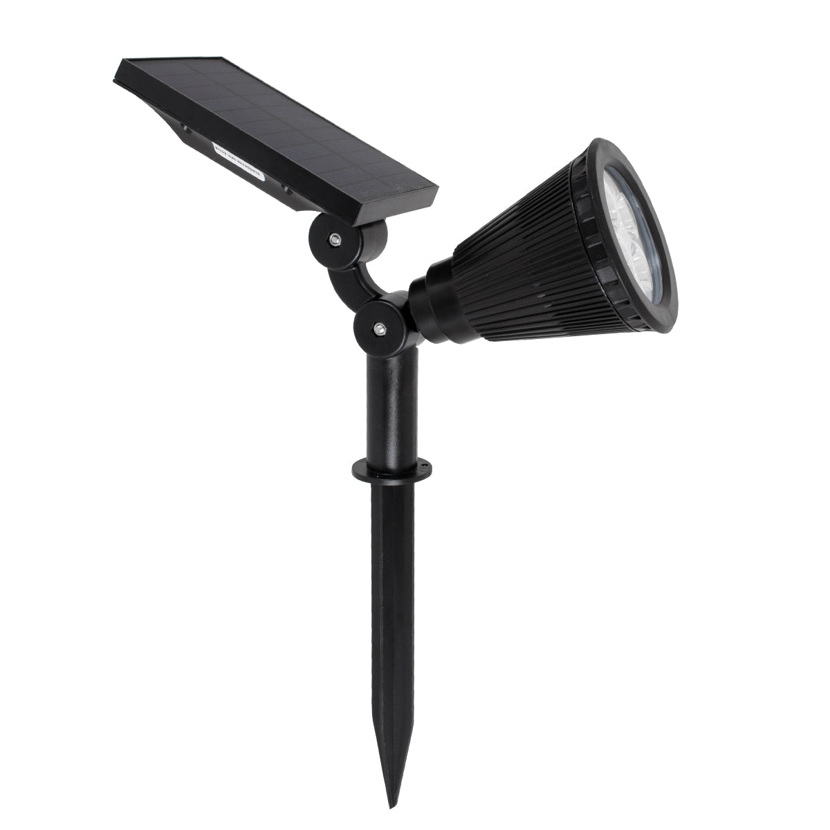 GloboStar® 85710 Μαύρο Προβολάκι Σποτ Κήπου Πλαστικό Καρφωτό LED HIGH POWER 8W 800lm με Ενσωματωμένη Μπαταρία 2200mAh - Φωτοβολταϊκό Πάνελ με Αισθητήρα Ημέρας-Νύχτας Αδιάβροχo IP67 Ψυχρό Λευκό 6000K - ledmania.gr