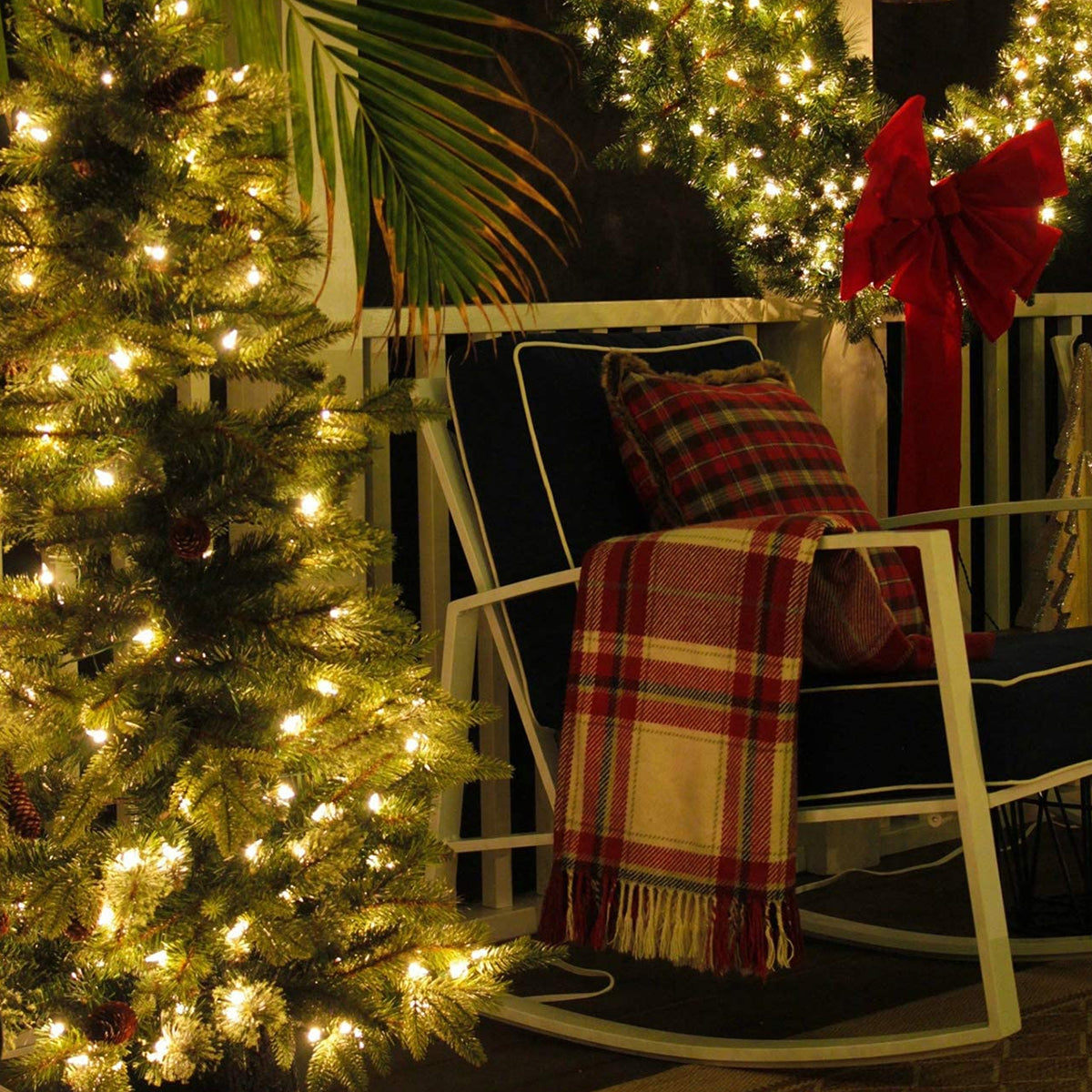 85807 Διακοσμητική Γιρλάντα 10 Μέτρων με Controller 8 Προγραμμάτων Φωτισμού - 100 LED 4W με Ενσωματωμένη Μπαταρία 600mAh - Φωτοβολταϊκό Πάνελ - Αισθητήρα Ημέρας-Νύχτας - Βάση Κήπου & Σκούρο Πράσινο Καλώδιο Αδιάβροχη IP65 Θερμό Λευκό 3000K Μ10m - ledmania.gr