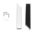 GLOBOSTAR® ALP-CORNER-SIDE90 BRIGHTRAIL 61778 Επιφανειακό / Κρεμαστό Προφίλ Αλουμινίου Γωνία με Λευκό Γαλακτερό Πατητό Κάλυμμα για Ταινίες LED IP20 - Μαύρο Ματ - Μ30 x Π5 x Υ7.5cm - ledmania.gr