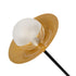GloboStar® JOLIET 999-0044 Μοντέρνο Φωτιστικό Οροφής Πλέγμα Πολύφωτο 4 x G9 IP20 Μαύρο & Χρυσό Μέταλλο - Μ93 x Π20 x Υ106cm - ledmania.gr