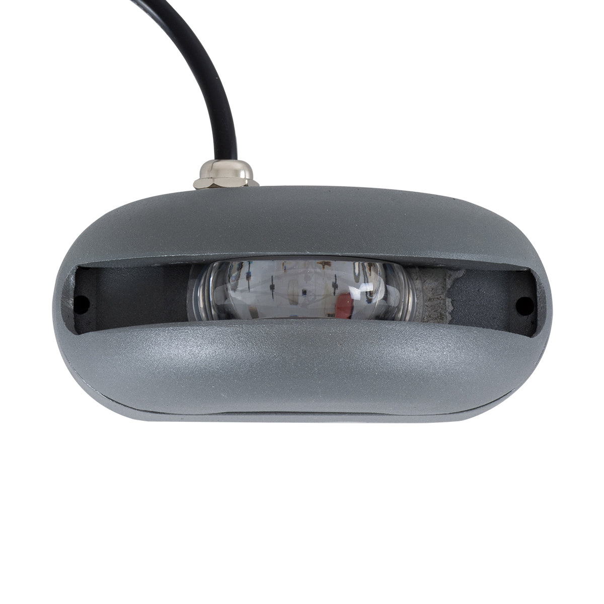 GLOBOSTAR® WINDOW-CURBA 90110 Αρχιτεκτονικό Φωτιστικό Ανάδειξης Παραθύρων Window Light LED 6W 540lm 3x262° DC 24V Αδιάβροχο IP65 Θερμό Λευκό 2700K Dimmable - Γκρι Ανθρακί - Μ12 x Π5.3 x Υ6.5cm - 3 Χρόνια Εγγύηση - ledmania.gr