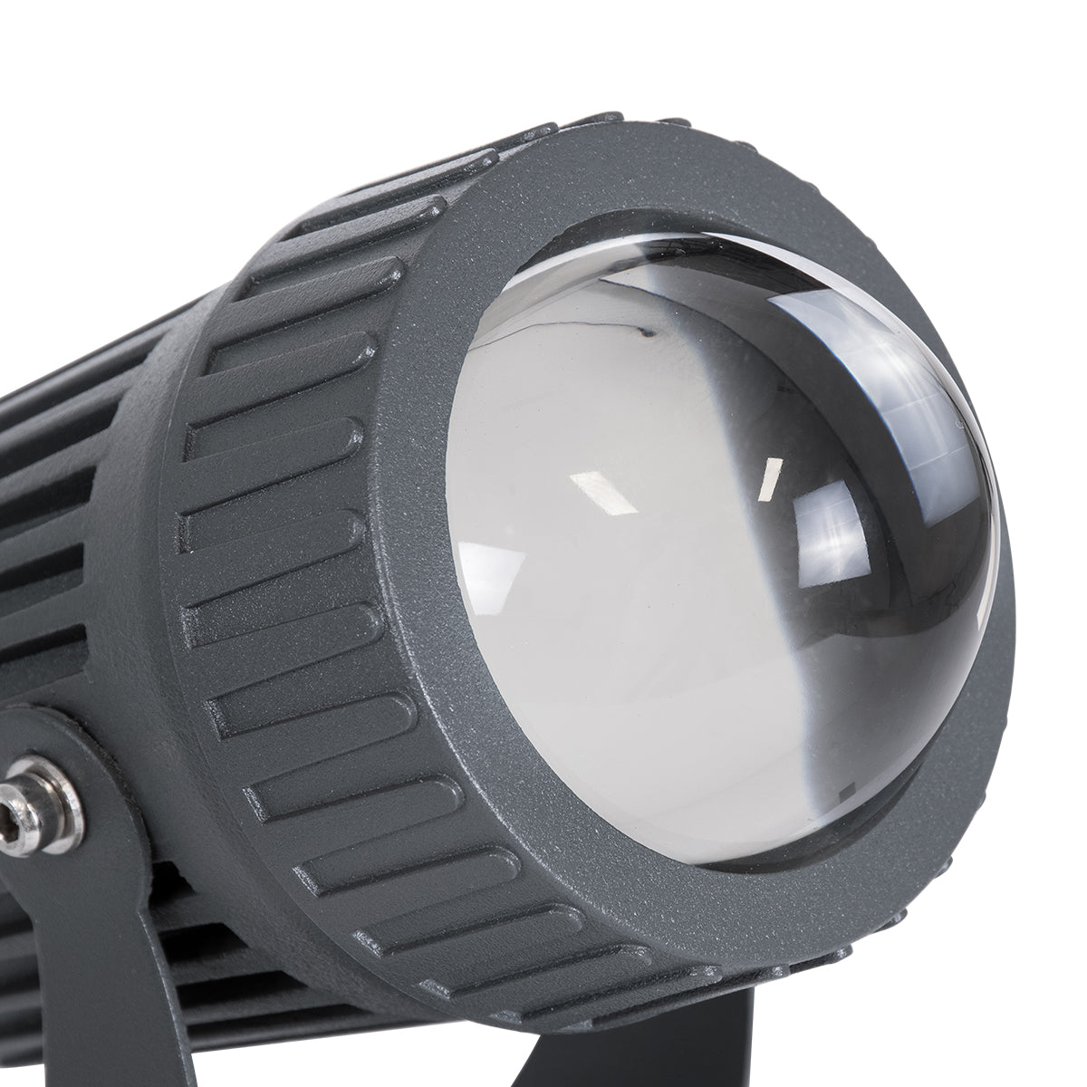 GLOBOSTAR® SPOT-FENIA 90136 Αρχιτεκτονικό Σποτ Φωτισμου LED 10W 850lm 5° DC 24V Αδιάβροχο IP65 Μπλε Dimmable - Γκρι Ανθρακί - Μ7 x Π7 x Υ12cm - 3 Χρόνια Εγγύηση - ledmania.gr