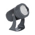 GLOBOSTAR® SPOT-FENIA 90136 Αρχιτεκτονικό Σποτ Φωτισμου LED 10W 850lm 5° DC 24V Αδιάβροχο IP65 Μπλε Dimmable - Γκρι Ανθρακί - Μ7 x Π7 x Υ12cm - 3 Χρόνια Εγγύηση - ledmania.gr