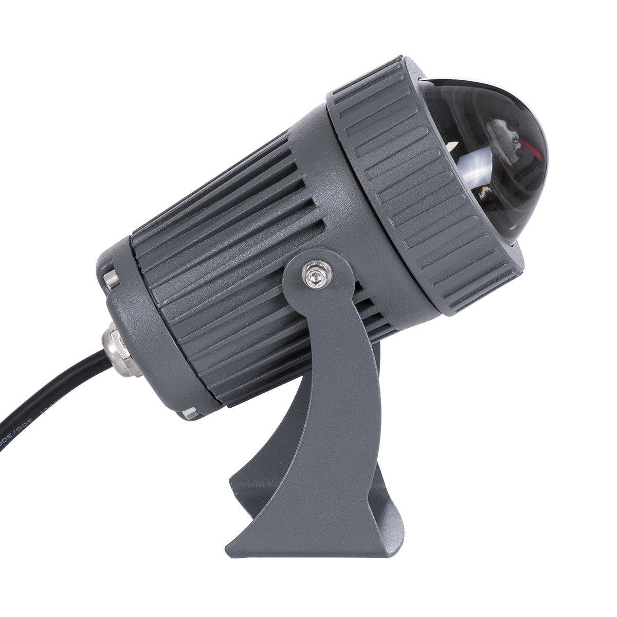 GLOBOSTAR® SPOT-FENIA 90136 Αρχιτεκτονικό Σποτ Φωτισμου LED 10W 850lm 5° DC 24V Αδιάβροχο IP65 Μπλε Dimmable - Γκρι Ανθρακί - Μ7 x Π7 x Υ12cm - 3 Χρόνια Εγγύηση - ledmania.gr