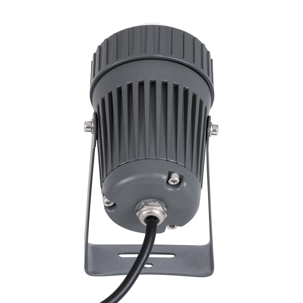 GLOBOSTAR® SPOT-FENIA 90136 Αρχιτεκτονικό Σποτ Φωτισμου LED 10W 850lm 5° DC 24V Αδιάβροχο IP65 Μπλε Dimmable - Γκρι Ανθρακί - Μ7 x Π7 x Υ12cm - 3 Χρόνια Εγγύηση - ledmania.gr