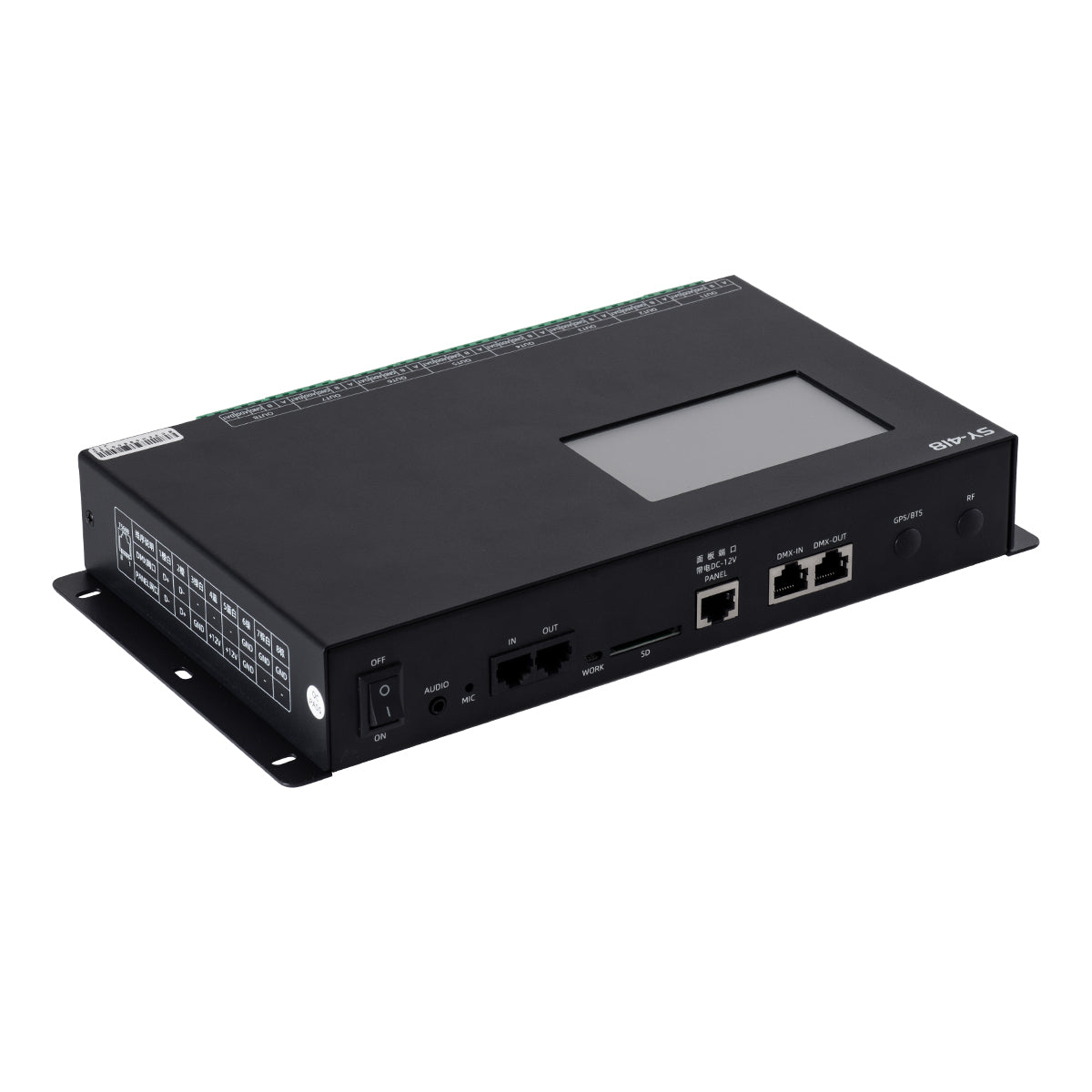 GloboStar® 90147 SEEKWAY SY-418 - Professional Master Controller - Full Colour LED Digital SPI Pixel Control System - Controller για Ψηφιακά Προϊόντα LED Digital Pixel TTL & DMX512 - Single Colour & RGB & RGBW - Synchronous & Asynchronous - 3 Χρόνια Εγ...