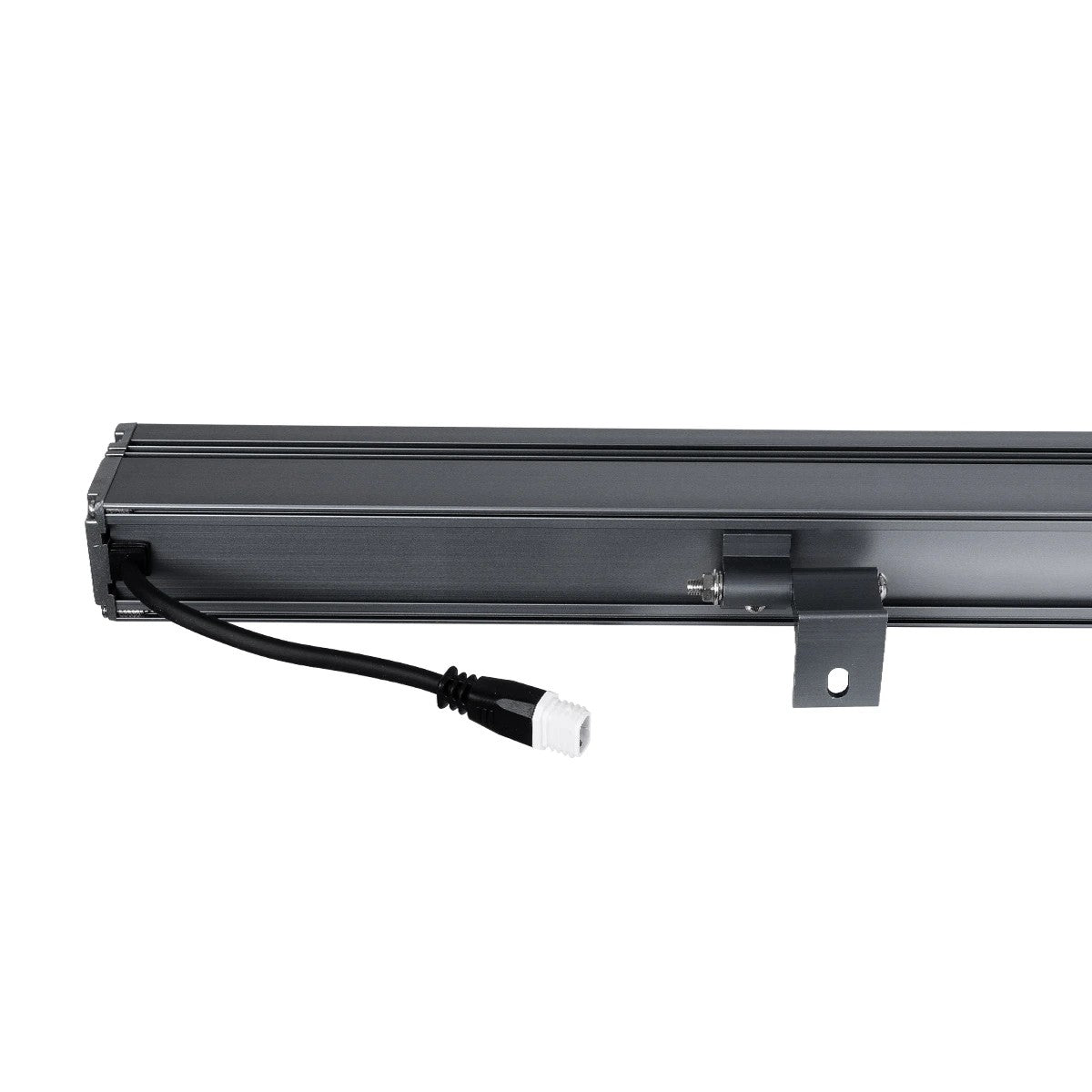 GLOBOSTAR® WASHER-MARGO 90154 Μπάρα Φωτισμού Wall Washer LED 24W 2040lm 30° DC 24V Αδιάβροχο IP65 Μπλε Dimmable - Γκρι Ανθρακί - Μ100 x Π4 x Υ6.4cm - 3 Χρόνια Εγγύηση - ledmania.gr