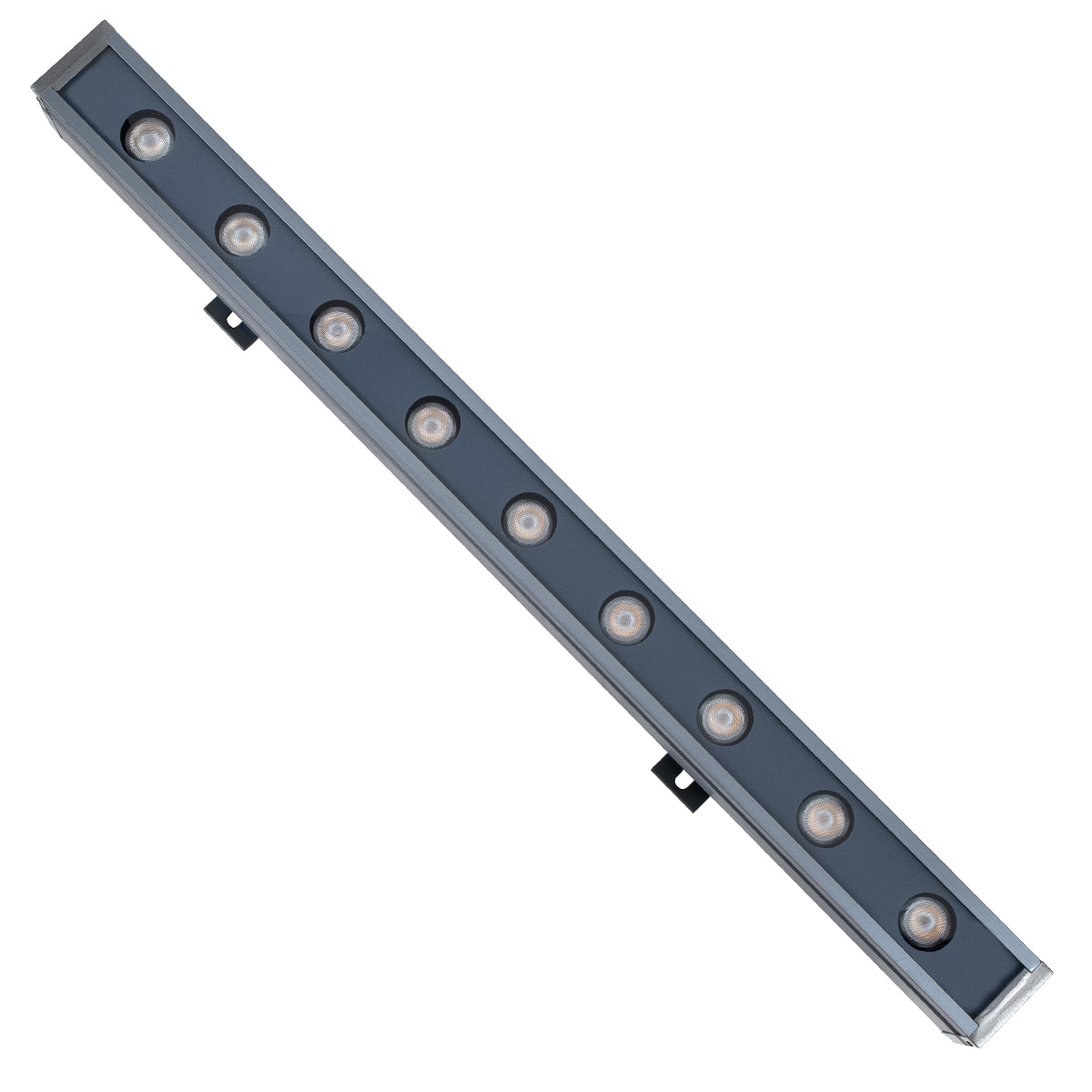 GLOBOSTAR® WASHER-NAIA 90172 Μπάρα Φωτισμού Wall Washer LED 9W 990lm 30° DC 24V Αδιάβροχο IP65 Θερμό Λευκό 2700Κ Dimmable - Γκρι Ανθρακί - Μ50 x Π4 x Υ5cm - 3 Χρόνια Εγγύηση - ledmania.gr