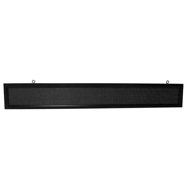 GLOBOSTAR®DISPLAY 90260 Κυλιόμενη Ψηφιακή Επιγραφή P10 Μονής Όψης LED AC 220-240V Αδιάβροχο IP54 Ψυχρό Λευκό 6000K - WiFi Control μέσω FK APP - Αισθητήρας Θερμοκρασίας & Υγρασίας - Μ168 x Π9 x Υ24cm - 2 Χρόνια Εγγύηση - ledmania.gr
