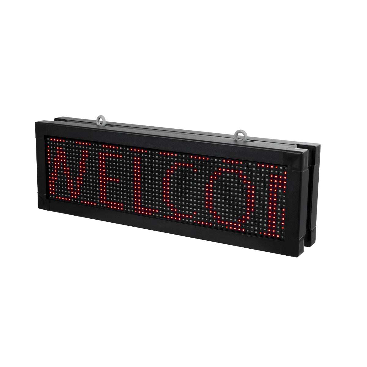 GLOBOSTAR®DISPLAY 90268 Κυλιόμενη Ψηφιακή Επιγραφή 64x16cm P10 Διπλής Όψης LED AC 220-240V Αδιάβροχο IP65 Κόκκινο - WiFi Control μέσω FK APP - Αισθητήρας Θερμοκρασίας & Υγρασίας - Μ70.5 x Π11 x Υ22.5cm - 2 Χρόνια Εγγύηση - ledmania.gr