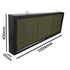 GLOBOSTAR®DISPLAY 90270 Κυλιόμενη Ψηφιακή Επιγραφή P10 Μονής Όψης LED AC 220-240V Αδιάβροχο IP54 Ψυχρό Λευκό 6000K - WiFi Control μέσω FK APP - Αισθητήρας Θερμοκρασίας & Υγρασίας - Μ104 x Π9 x Υ40cm - 2 Χρόνια Εγγύηση - ledmania.gr