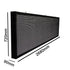 GLOBOSTAR®DISPLAY 90290 Κυλιόμενη Ψηφιακή Επιγραφή P10 Μονής Όψης LED AC 220-240V Αδιάβροχο IP65 Ψυχρό Λευκό 6000K - WiFi Control μέσω FK APP - Αισθητήρας Θερμοκρασίας & Υγρασίας - Μ264 x Π9 x Υ72cm - 2 Χρόνια Εγγύηση - ledmania.gr