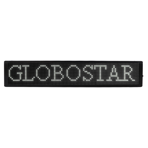 GLOBOSTAR®DISPLAY 90330 Κυλιόμενη Ψηφιακή Επιγραφή P10 Διπλής Όψης LED AC 220-240V Αδιάβροχο IP65 Ψυχρό Λευκό 6000K - WiFi Control μέσω FK APP - Αισθητήρας Θερμοκρασίας & Υγρασίας - Μ168 x Π12 x Υ40cm - 2 Χρόνια Εγγύηση - ledmania.gr