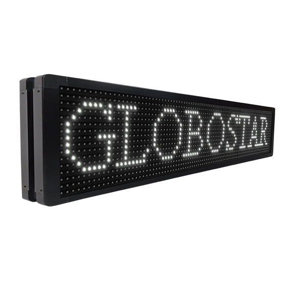 GLOBOSTAR®DISPLAY 90330 Κυλιόμενη Ψηφιακή Επιγραφή P10 Διπλής Όψης LED AC 220-240V Αδιάβροχο IP65 Ψυχρό Λευκό 6000K - WiFi Control μέσω FK APP - Αισθητήρας Θερμοκρασίας & Υγρασίας - Μ168 x Π12 x Υ40cm - 2 Χρόνια Εγγύηση - ledmania.gr
