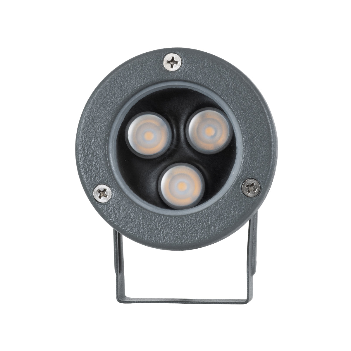 GLOBOSTAR® TREELIGHT-TZINA 90350 Σποτ Φωτισμού για Φυτά - Δέντρα με Βάση Κήπου / Καρφωτό LED 3W 315lm 10° DC 24V Αδιάβροχο IP65 Πορτοκαλί 2200K Dimmable - Γκρι Ανθρακί - Μ10.5 x Π7.5 x Υ7.5cm - 3 Χρόνια Εγγύηση - ledmania.gr