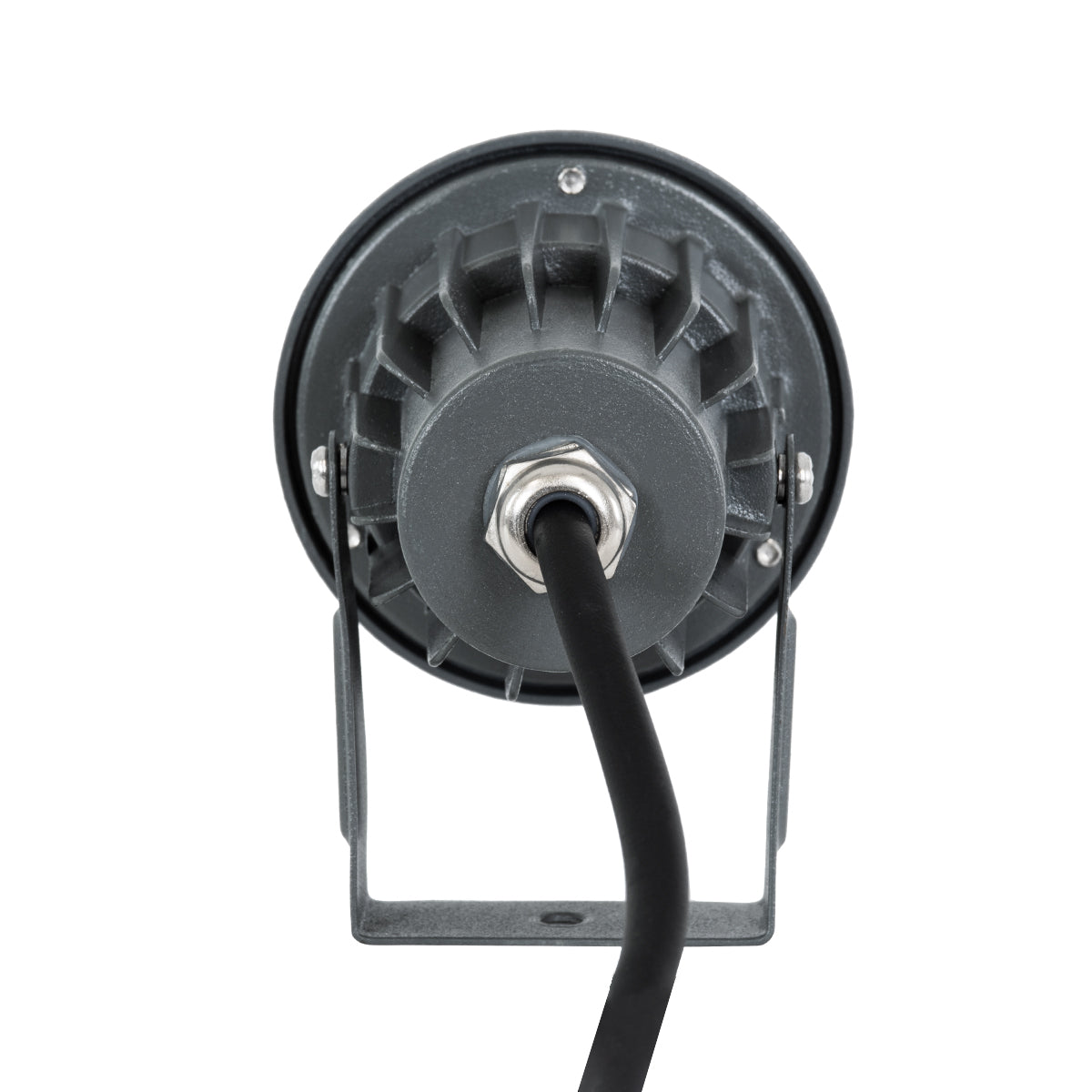 GLOBOSTAR® TREELIGHT-TZINA 90350 Σποτ Φωτισμού για Φυτά - Δέντρα με Βάση Κήπου / Καρφωτό LED 3W 315lm 10° DC 24V Αδιάβροχο IP65 Πορτοκαλί 2200K Dimmable - Γκρι Ανθρακί - Μ10.5 x Π7.5 x Υ7.5cm - 3 Χρόνια Εγγύηση - ledmania.gr