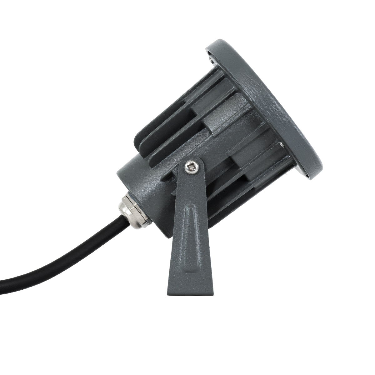 GLOBOSTAR® TREELIGHT-TZINA 90351 Σποτ Φωτισμού για Φυτά - Δέντρα με Βάση Κήπου / Καρφωτό LED 3W 330lm 10° DC 24V Αδιάβροχο IP65 Θερμό Λευκό 2700K Dimmable - Γκρι Ανθρακί - Μ10.5 x Π7.5 x Υ7.5cm - 3 Χρόνια Εγγύηση - ledmania.gr