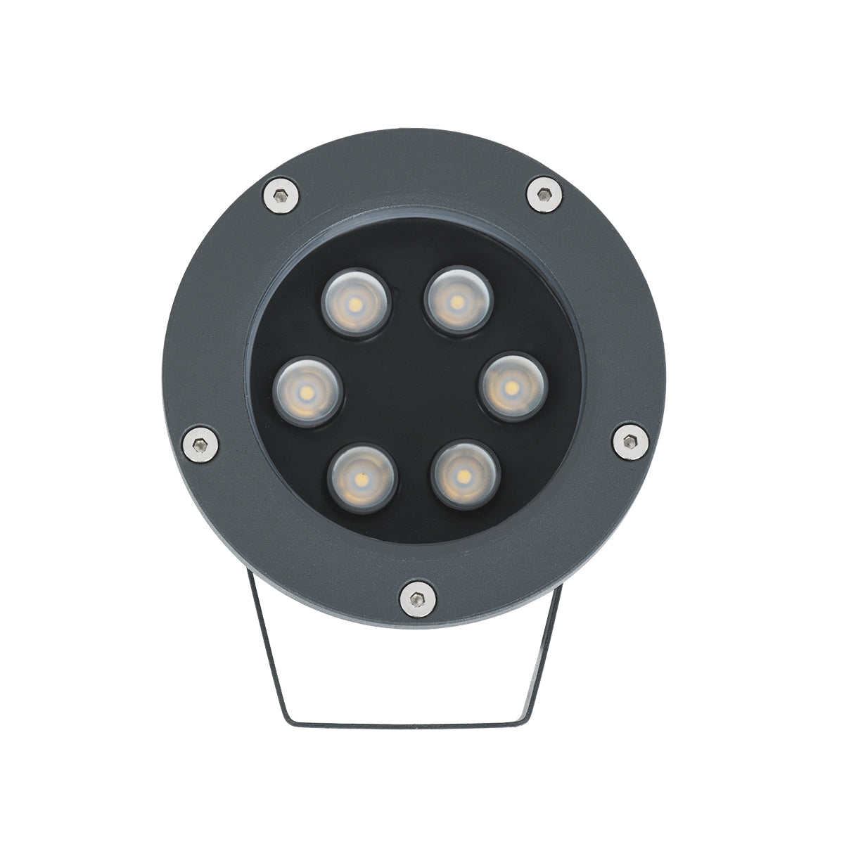 GLOBOSTAR® TREELIGHT-TZINA 90354 Σποτ Φωτισμού για Φυτά - Δέντρα με Βάση Κήπου / Καρφωτό LED 6W 660lm 10° DC 24V Αδιάβροχο IP65 Θερμό Λευκό 2700K Dimmable - Γκρι Ανθρακί - Μ14 x Π12.5 x Υ12.5cm - 3 Χρόνια Εγγύηση - ledmania.gr