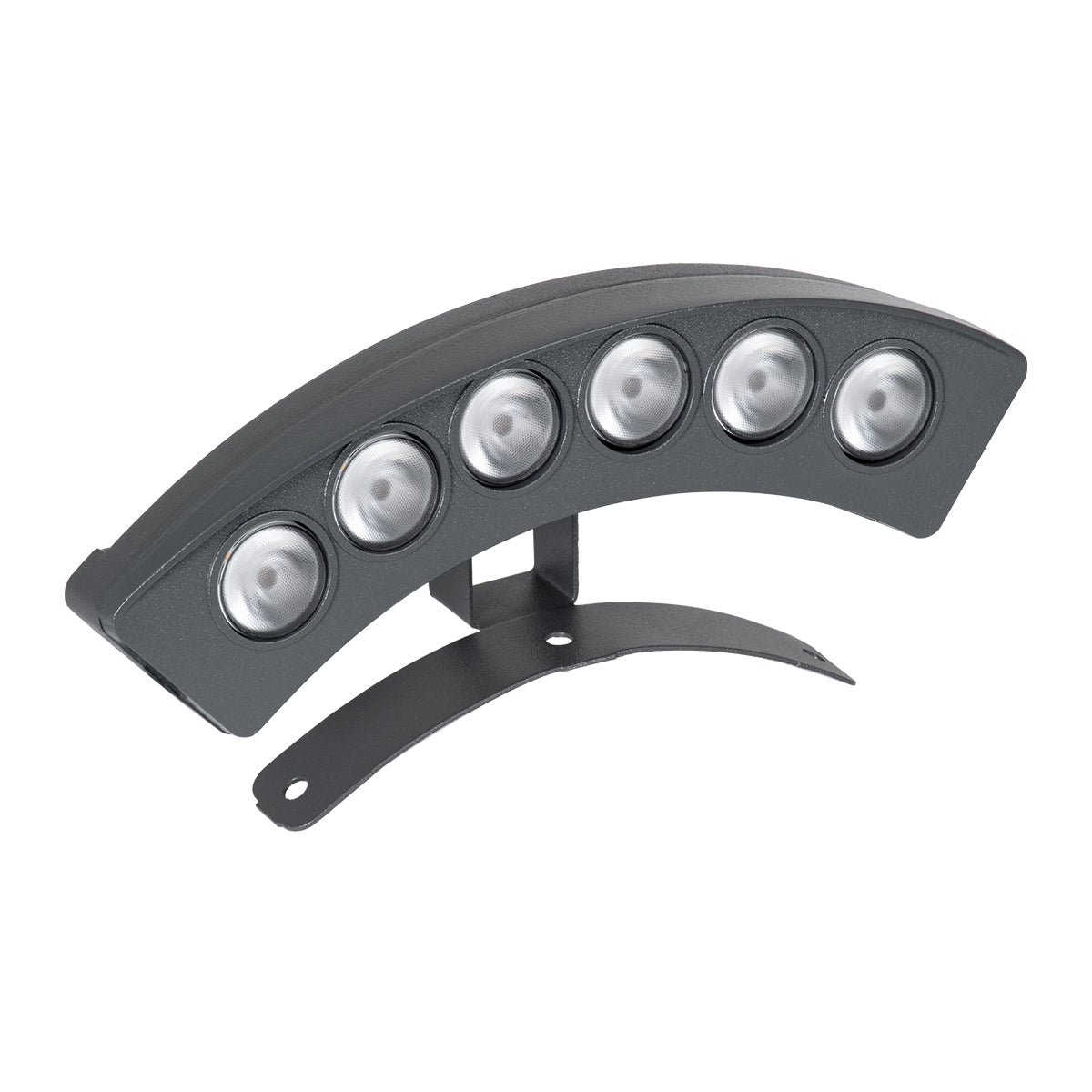 GLOBOSTAR® TREELIGHT-PLANTE 90456 Κυρτή Μπάρα Φωτισμού Wall Washer για Φυτά - Δέντρα LED 6W 660lm 15° DC 24V Αδιάβροχο IP65 Θερμό Λευκό 2700K Dimmable - Γκρι Ανθρακί - Μ17.5 x Π4.5 x Υ8cm - 3 Χρόνια Εγγύηση - ledmania.gr