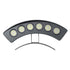 GLOBOSTAR® TREELIGHT-PLANTE 90458 Κυρτή Μπάρα Φωτισμού Wall Washer για Φυτά - Δέντρα LED 6W 510lm 15° DC 24V Αδιάβροχο IP65 Πράσινο Dimmable - Γκρι Ανθρακί - Μ17.5 x Π4.5 x Υ8cm - 3 Χρόνια Εγγύηση - ledmania.gr