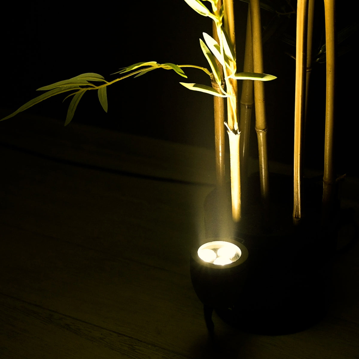 GLOBOSTAR® TREELIGHT-TREESPO 90465 Σποτ Φωτισμού για Φυτά - Δέντρα LED 6W 660lm 15° DC 24V Αδιάβροχο IP65 Θερμό Λευκό 2700K Dimmable - Γκρι Ανθρακί - Μ6.6 x Π9 x Υ12cm - 3 Χρόνια Εγγύηση - ledmania.gr
