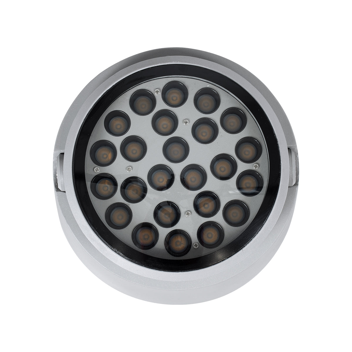 GloboStar® FLOOD-RANA 90489 Κινούμενος Προβολέας - Σποτ Φωτισμού Wall Washer για Φωτισμό Κτιρίων LED 36W 3240lm 5° DC 24V Αδιάβροχο IP67 Φ26.5 x Υ20cm Θερμό Λευκό 2700K - Γκρι - 3 Χρόνια Εγγύηση - ledmania.gr