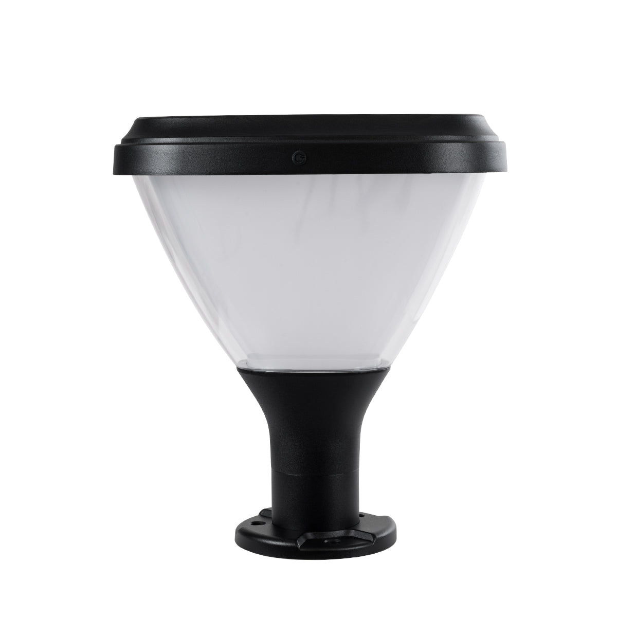 GLOBOSTAR® NATURE 90532 Φωτιστικό Κολωνάκι Κήπου LED 10W 500lm 120° με Ενσωματωμένο Φωτοβολταϊκό Panel 6V 2W & Επαναφορτιζόμενη Μπαταρία Li-ion 3.2V 8000mAh με Αισθητήρα Ημέρας-Νύχτας Αδιάβροχο IP65 Ψυχρό Λευκό 6000K - Γκρι Ανθρακί - Μ26 x Π26 x Υ30cm ... - ledmania.gr