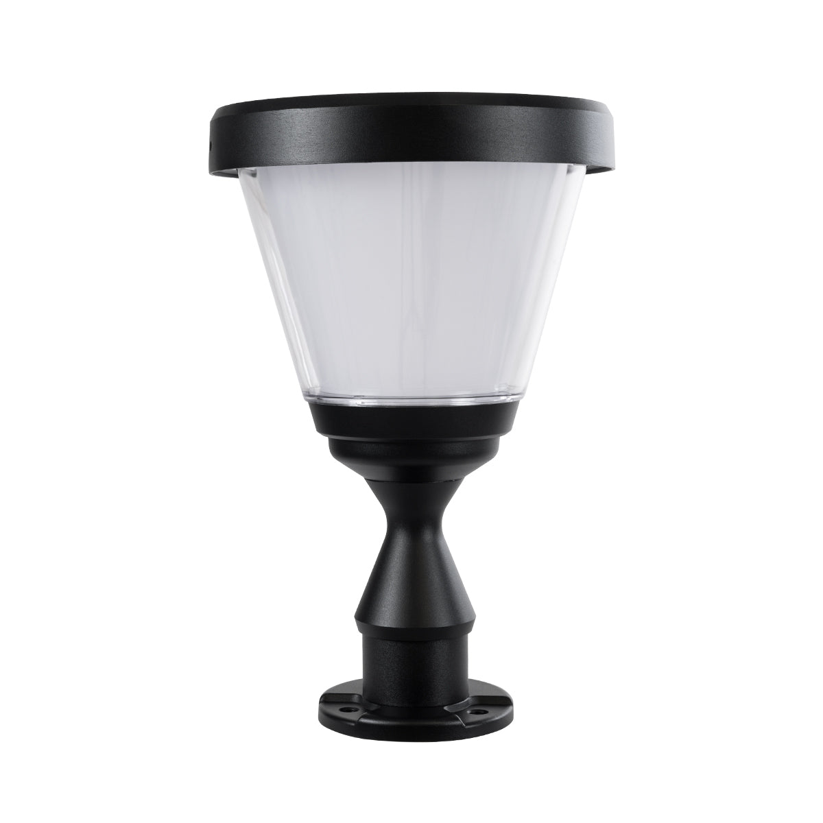 GLOBOSTAR® ARVENT 90534 Φωτιστικό Κολωνάκι Κήπου LED 10W 500lm 120° με Ενσωματωμένο Φωτοβολταϊκό Panel 6V 2W & Επαναφορτιζόμενη Μπαταρία Li-ion 3.2V 8000mAh με Αισθητήρα Ημέρας-Νύχτας Αδιάβροχο IP65 Ψυχρό Λευκό 6000K - Γκρι Ανθρακί - Μ24 x Π24 x Υ36cm ... - ledmania.gr