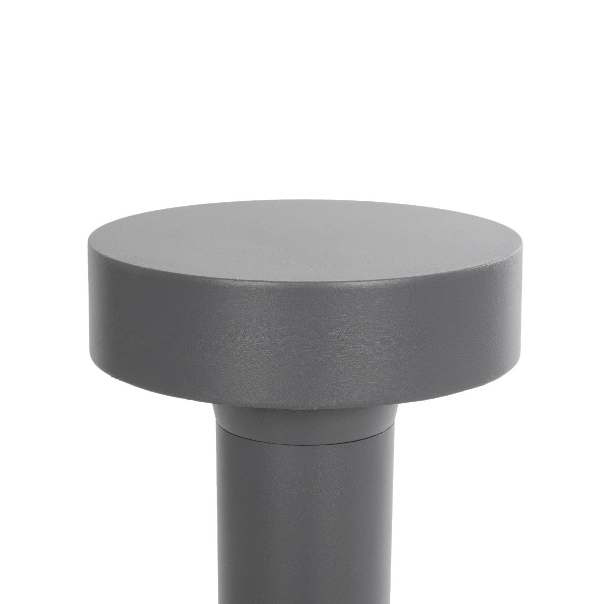 GLOBOSTAR® KIPASIO 90540 Φωτιστικό Κολωνάκι Κήπου LED 15W 1500lm 60° AC 220-240V Αδιάβροχο IP65 Θερμό Λευκό 2700K - Γκρι Ανθρακί - Μ15 x Π15 x Υ58cm - 3 Χρόνια Εγγύηση - ledmania.gr