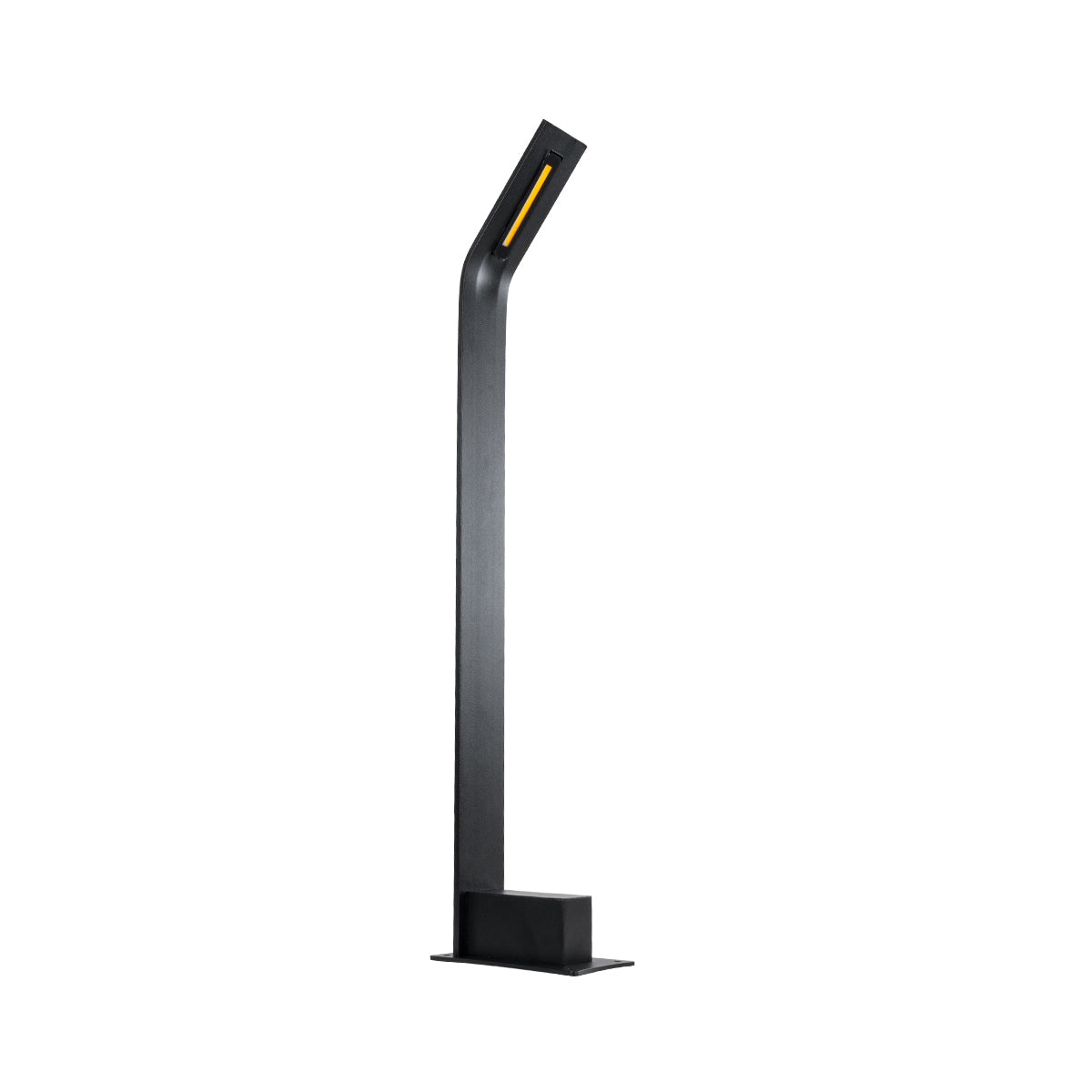 GLOBOSTAR® GREENERY 90544 Φωτιστικό Κολωνάκι Κήπου LED 15W 1500lm 120° AC 220-240V Αδιάβροχο IP65 - Θερμό Λευκό 2700K - Γκρι Ανθρακί - Μ8 x Π15 x Υ70cm - 3 Χρόνια Εγγύηση - ledmania.gr