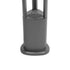 GLOBOSTAR® RODEMA 90545 Φωτιστικό Κολωνάκι Κήπου LED 15W 1500lm 60° AC 220-240V Αδιάβροχο IP65 Θερμό Λευκό 2700K - Γκρι Ανθρακί - Μ16.5 x Π16.5 x Υ60cm - 3 Χρόνια Εγγύηση - ledmania.gr