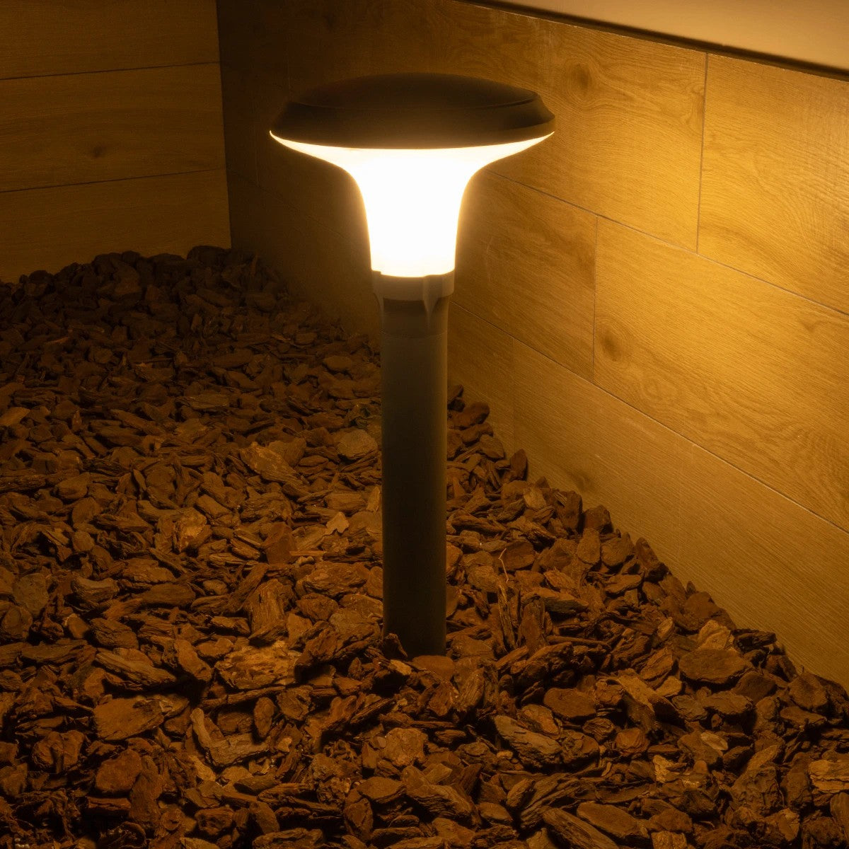 GLOBOSTAR® WHISPER 90548 Φωτιστικό Κολωνάκι Κήπου με Ντουί 1 x E27 AC 220-240V Αδιάβροχο IP65 - Γκρι Ανθρακί - Μ27 x Π27 x Υ79cm - ledmania.gr