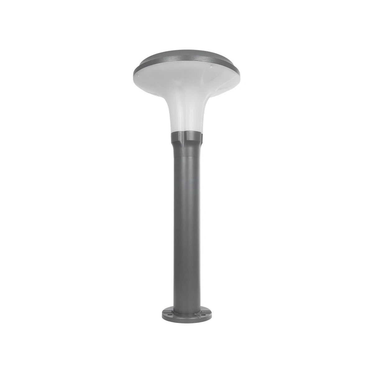 GLOBOSTAR® WHISPER 90548 Φωτιστικό Κολωνάκι Κήπου με Ντουί 1 x E27 AC 220-240V Αδιάβροχο IP65 - Γκρι Ανθρακί - Μ27 x Π27 x Υ79cm - ledmania.gr