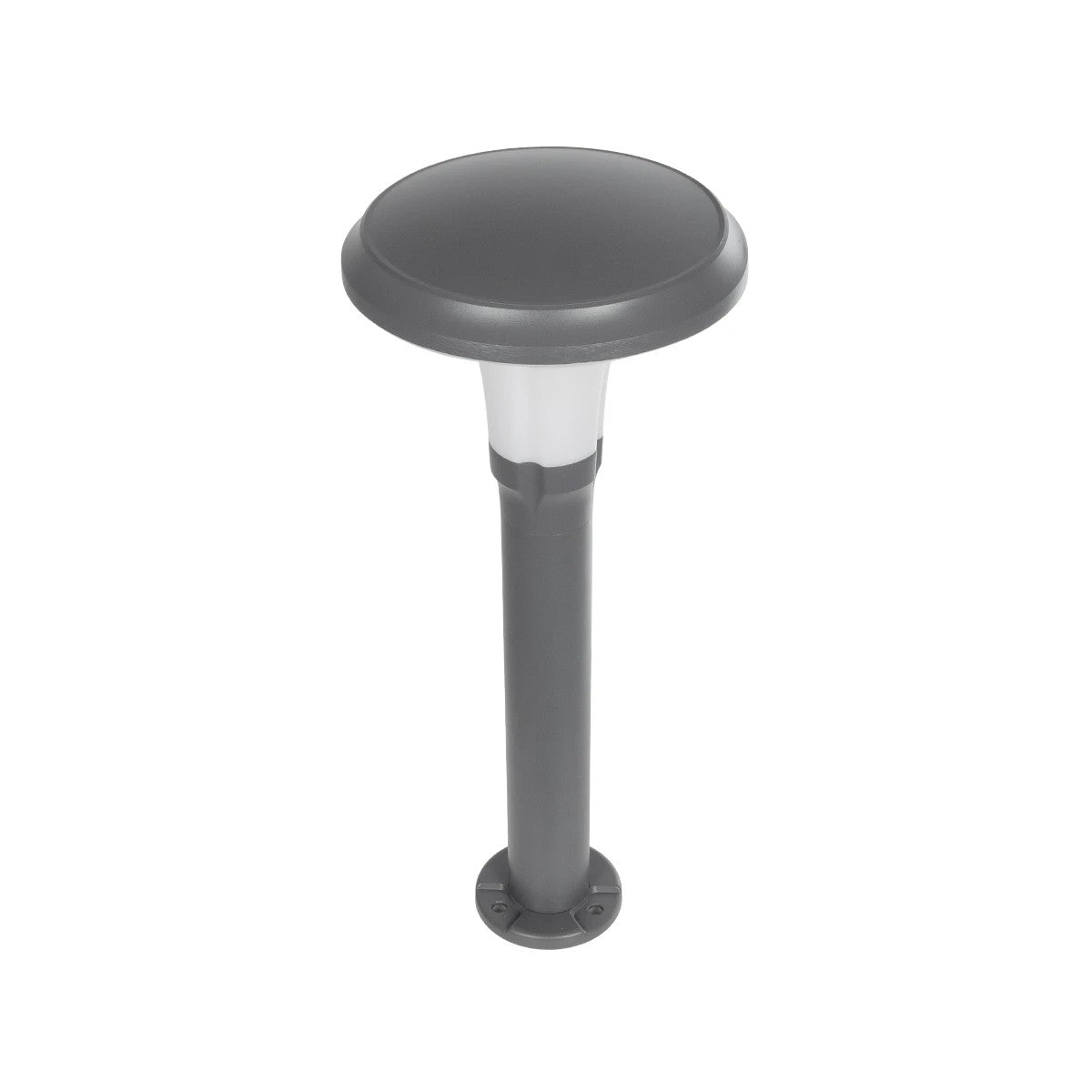 GLOBOSTAR® WHISPER 90548 Φωτιστικό Κολωνάκι Κήπου με Ντουί 1 x E27 AC 220-240V Αδιάβροχο IP65 - Γκρι Ανθρακί - Μ27 x Π27 x Υ79cm - ledmania.gr