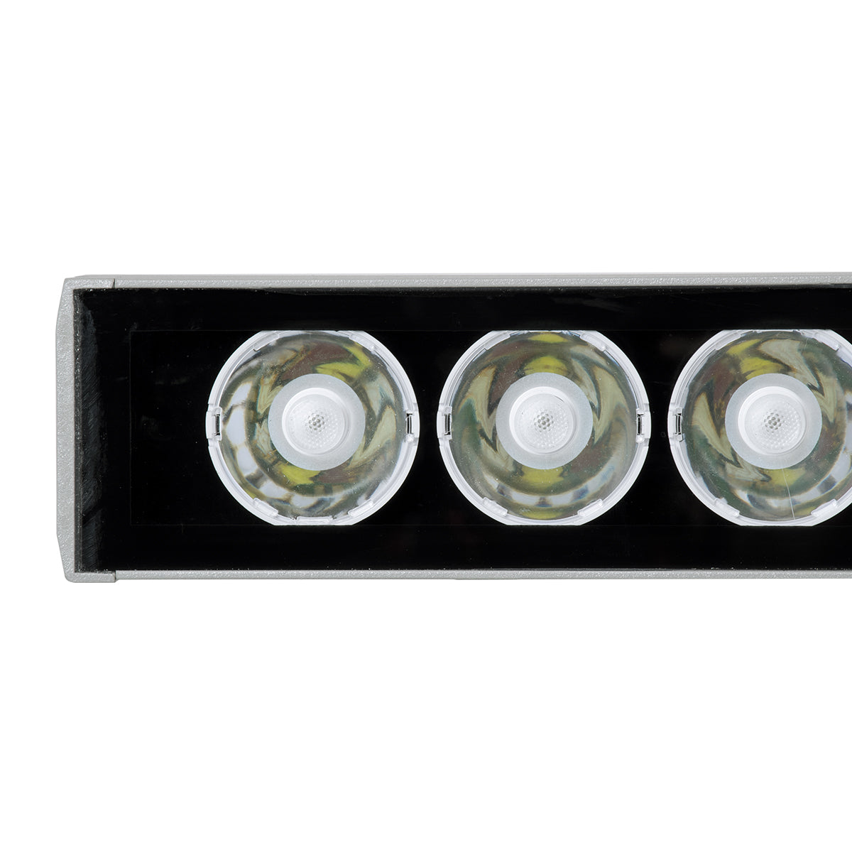 GloboStar® WASHER-JAVIA 90557 Μπάρα Φωτισμού Wall Washer LED 48W 3840lm 5° DC 24V Αδιάβροχο IP67 Μ100 x Π5.2 x Υ3.6cm (Υ8.5 με Βάση) Πολύχρωμο RGBW DMX512 - Γκρι Ανθρακί - 3 Χρόνια Εγγύηση - ledmania.gr