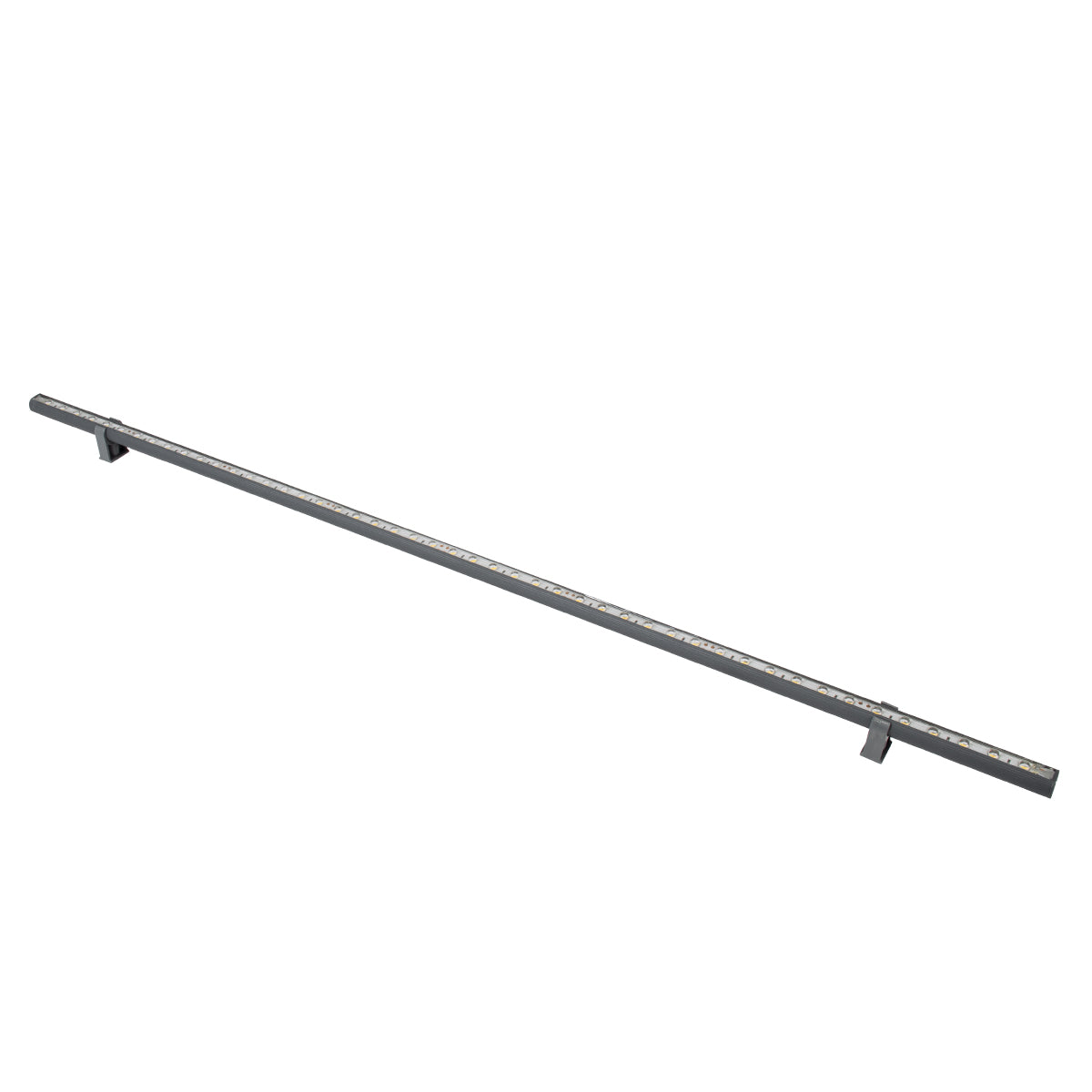 GLOBOSTAR® WASHER-STELLAR 90575 Μπάρα Φωτισμού Wall Washer LED 12W 1080lm 30° DC 24V Αδιάβροχο IP65 Θερμό Λευκό 2700K Dimmable - Γκρι Ανθρακί - Μ100 x Π2 x Υ1.8cm - 3 Χρόνια Εγγύηση - ledmania.gr