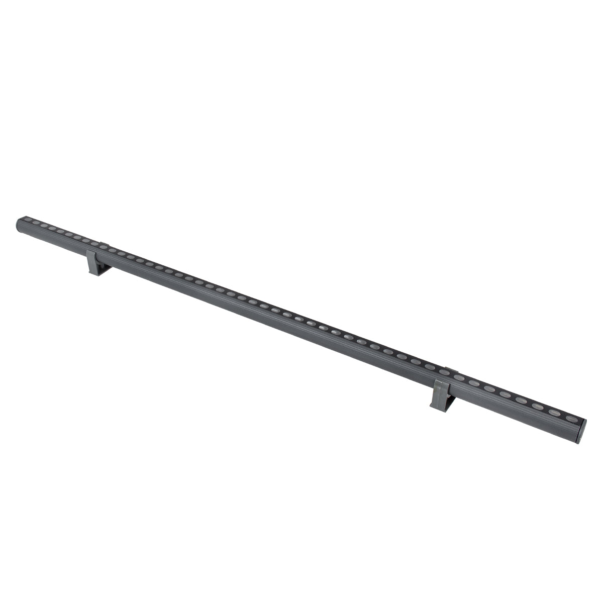 GLOBOSTAR® WASHER-STELLAR 90577 Μπάρα Φωτισμού Wall Washer LED 12W 1020lm 30° DC 24V Αδιάβροχο IP65 Πολύχρωμο RGBW Dimmable DMX512 - Γκρι Ανθρακί - Μ100 x Π3.2 x Υ3cm - 3 Χρόνια Εγγύηση - ledmania.gr