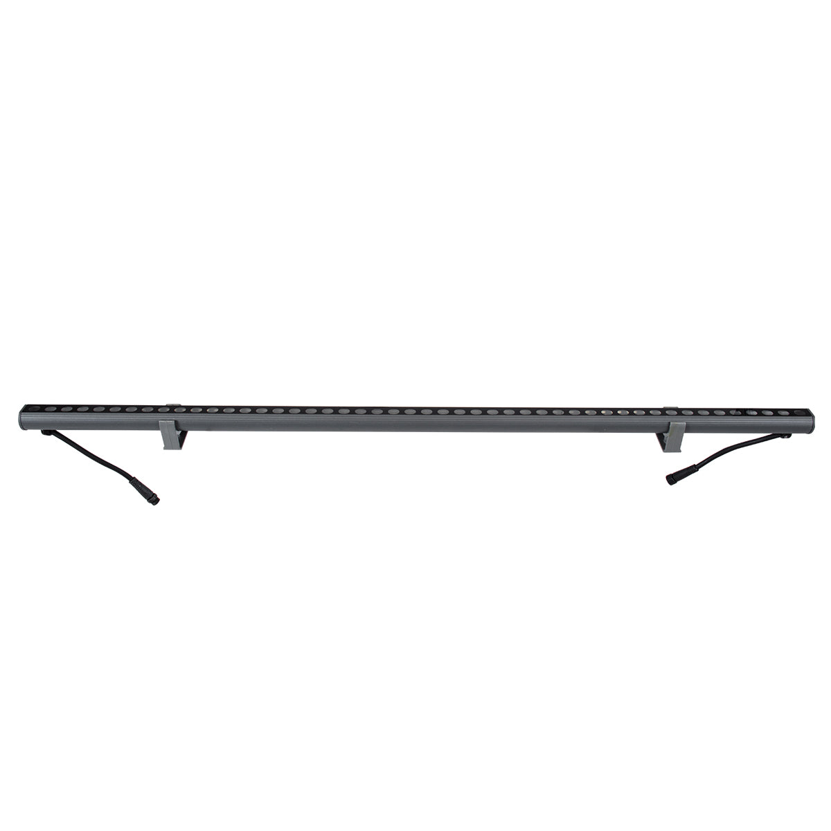 GLOBOSTAR® WASHER-STELLAR 90577 Μπάρα Φωτισμού Wall Washer LED 12W 1020lm 30° DC 24V Αδιάβροχο IP65 Πολύχρωμο RGBW Dimmable DMX512 - Γκρι Ανθρακί - Μ100 x Π3.2 x Υ3cm - 3 Χρόνια Εγγύηση - ledmania.gr