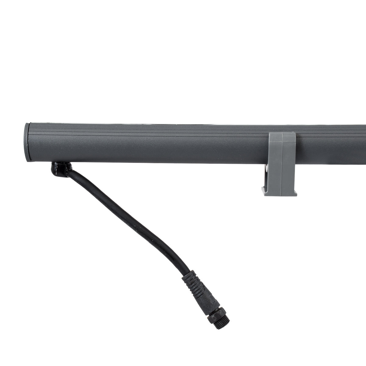 GLOBOSTAR® WASHER-STELLAR 90577 Μπάρα Φωτισμού Wall Washer LED 12W 1020lm 30° DC 24V Αδιάβροχο IP65 Πολύχρωμο RGBW Dimmable DMX512 - Γκρι Ανθρακί - Μ100 x Π3.2 x Υ3cm - 3 Χρόνια Εγγύηση - ledmania.gr